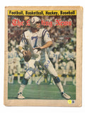 Bert Jones Baltimore Colts Signed 1975 Sporting News Newspaper BAS