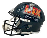 Big Dom DiSandro Signed Philadelphia Eagles FS Super Bowl 59 LIX Replica Helmet BAS