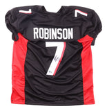 Bijan Robinson Atlanta Signed Black Pro Cut Football Jersey BAS