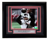 Bijan Robinson Signed Framed 8x10 Atlanta Falcons Catch Photo BAS