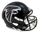 Bijan Robinson Signed Atlanta Falcons Full Size Replica Speed Helmet BAS