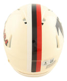 Bijan Robinson Signed Atlanta Falcons Retro Mini Speed Helmet BAS ITP