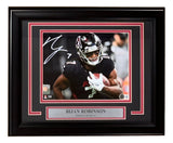 Bijan Robinson Signed Framed 8x10 Atlanta Falcons Photo BAS