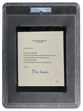 Bill Clinton Signed Mock White House Statement Letter Lewinsky PSA Gem MT 10
