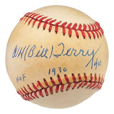 Bill Terry New York Giants Signed Official NL Baseball HOF 1930 401 PSA/DNA