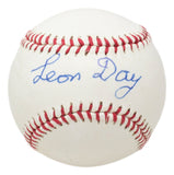 Leon Day Signed Newark Eagles Baseball Negro League BAS AA21597