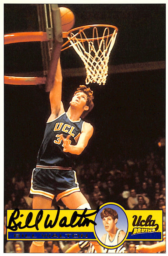 Bill Walton Signed UCLA Bruins Basketball Card BAS