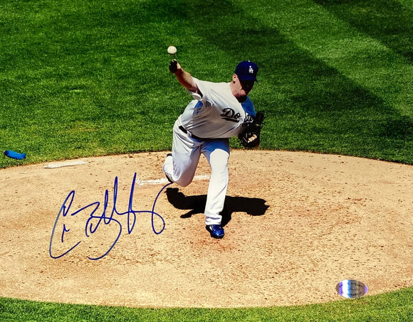 Chad Billingsley Signed 8x10 Los Angeles Dodgers Photo SI