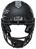 Jim Kelly Thomas Reed Signed Bills FS Salute To Service Authentic Helmet JSA QR