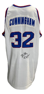 Billy Cunningham Signed Philadelphia 76ers M&N Hardwood Classics Jersey BAS