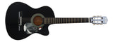 Billy Idol Signed 38" Black Acoustic Guitar JSA Hologram