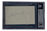 Billy Williams Chicago Cubs Signed Slabbed Index Card BAS 00012634267