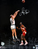 Larry Bird Signed 16x20 Boston Celtics Photo w/ Dominique Wilkins Bird+PSA/DNA