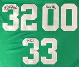 Larry Bird McHale Parrish Signed Custom Green Pro-Style Basketball Jersey JSA