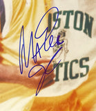 Magic Johnson Signed 16x20 Los Angeles Lakers Photo w/ Larry Bird PSA/DNA Holo