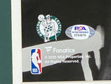 Larry Bird Signed Framed 16x20 Boston Celtics w/ Red Auerbach Photo PSA ITP Sports Integrity