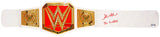 Alexa Bliss Signed WWE Raw Women's Championship Toy Belt The Goddess BAS