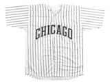 Bo Jackson Chicago Signed White Baseball Jersey BAS