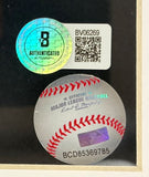 Bo Jackson Signed Framed 16x20 Kansas City Royals Bat Break Photo BAS