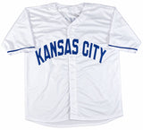 Bo Jackson Kansas City Signed White Baseball Jersey GTSM