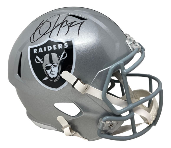 Bo Jackson Signed Oakland Raiders Full Size Speed Replica Helmet BAS 1W776347
