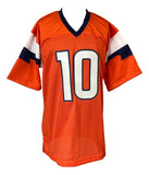 Bo Nix Denver Signed Orange Football Jersey BAS - Sports Integrity