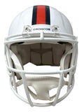 Bo Nix Signed Denver Broncos Full Size T/B White Authentic Speed Helmet BAS