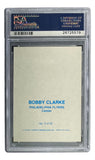 Bob Clarke Signed Flyers 1977 Topps Glossy #3 Trading Card Insert PSA/DNA Mint 9 Sports Integrity