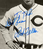 Bob Feller Signed 8x10 Cleveland Indians Baseball Photo BAS BD60658 Sports Integrity