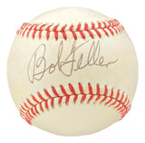 Bob Feller Cleveland Signed American League Baseball BAS BH080132