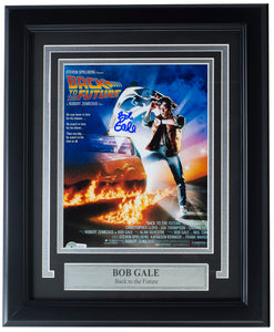 Bob Gale Signed Framed 8x10 Back To The Future Part Photo BAS Sports Integrity