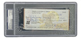 Bob Gibson St. Louis Cardinals Signed Slabbed Personal Bank Check #2426 PSA/DNA Sports Integrity