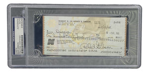 Bob Gibson St. Louis Cardinals Signed Slabbed Personal Bank Check #2456 PSA/DNA Sports Integrity