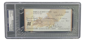 Bob Gibson St. Louis Cardinals Signed Slabbed Personal Bank Check #2899 PSA/DNA Sports Integrity