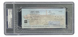 Bob Gibson St. Louis Cardinals Signed Slabbed Personal Bank Check #3452 PSA/DNA Sports Integrity
