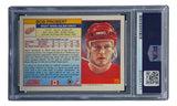 Bob Probert Signed 1991 Score #73 Detroit Red Wings Hockey Card PSA/DNA Sports Integrity