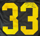 Bob Sanders Iowa Signed Black Football Jersey Sports Integrity