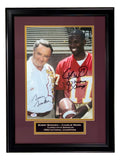 Bobby Bowden Charlie Ward Signed Framed 11x17 Florida State Photo PSA/DNA