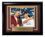 Coach Bobby Bowden Signed Framed 8x10 Florida State Photo w/ Burt Reynolds BAS