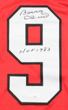 Bobby Hull Chicago Signed Red Hockey Jersey HOF 1983 JSA Hologram