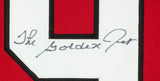 Bobby Hull Signed Custom Red Hockey Jersey HOF 1983 Golden Jet Insc JSA Sports Integrity