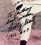 Bobby Shantz Philadelphia Athletics Signed 8x10 Baseball Photo Inscribed BAS Sports Integrity