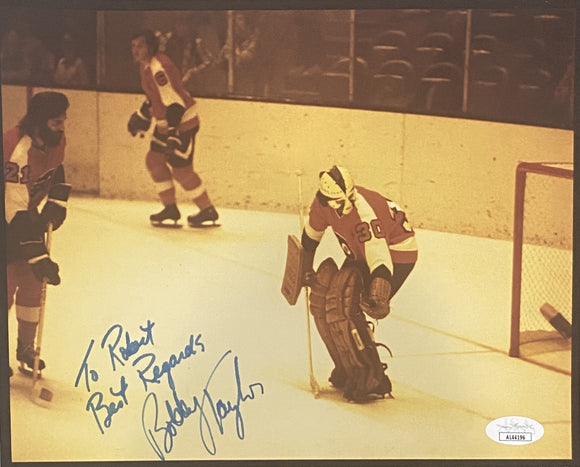 Bobby Taylor Signed 8x10 Philadelphia Flyers Photo JSA AL44196 Sports Integrity