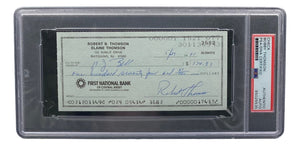 Bobby Thomson New York Giants Signed Personal Bank Check PSA/DNA 85025535 Sports Integrity