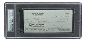 Bobby Thomson New York Giants Signed Personal Bank Check PSA/DNA 85025536 Sports Integrity