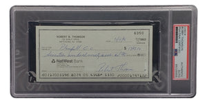 Bobby Thomson New York Giants Signed Personal Bank Check PSA/DNA 85025555 Sports Integrity