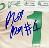 Bol Bol Signed 11x14 Oregon Ducks Basketball Photo BAS Sports Integrity
