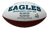 Boston Scott Signed Philadelphia Eagles Logo Football JSA