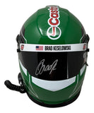 Brad Keselowski Signed NASCAR Green Castrol Full Size Replica Racing Helmet BAS
