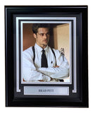 Brad Pitt Signed Framed 8x10 Seven Photo JSA